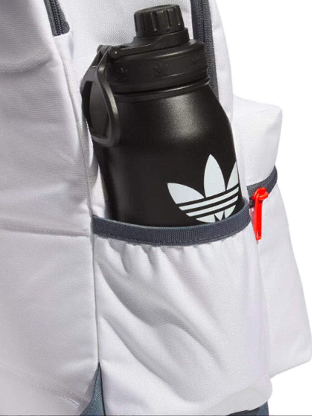 Adidas Backpack White & Onyx Grey Women New With Tags - Picture 3 of 5